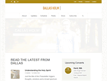 Tablet Screenshot of dallasholm.com